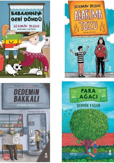 Taze Kitap Şermin YAŞAR Çocuk Edebiyatı Seçkisi 4 Kitap