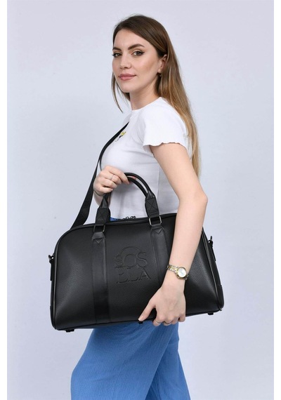 Sosela Ssl-5103 Siyah Unisex Seyehat Çantası Siyah