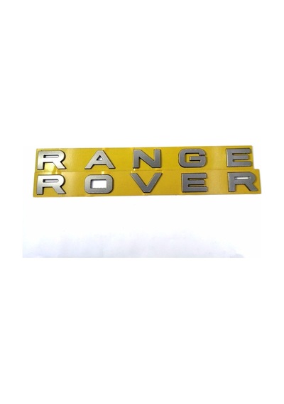 Range Rover Uyumlu Bagaj Yazısı Koyu Gri 355Mm-30Mm350Mm-30Mm