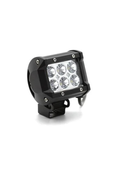 Motosiklet Sis Farı Çakarlı Beyaz 18w 6 Led 2adet