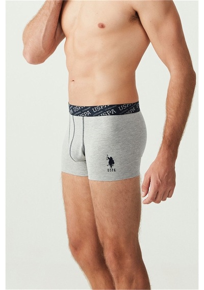 U.S. Polo Assn. U.s Polo Assn. 80336 Erkek 3 Lü Boxer-lacivert&kırmızı&grimelanj Lacivert