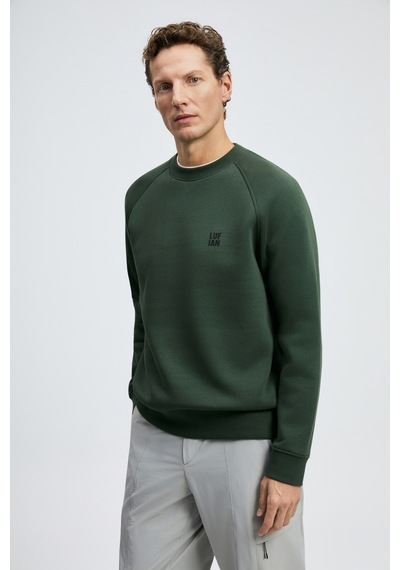 Lufian Blake Erkek Sweatshirt Çimen Yeşili Çimen Yeşili 112030193100611 Yeşil