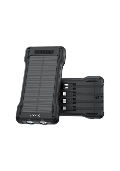 Delux Serisi Xo-pr290 10000 Mah Güneş Enerjili Powerbank Cep Bataryası Cihaz Desteği Solar Şarj Çok Renkli