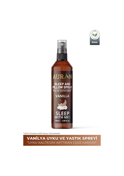 Auran Vanilya Uyku ve Yastık Spreyi 50 ML