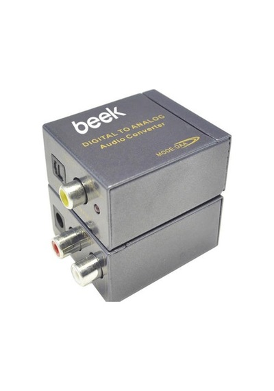 Beek Bs-cv-dau-aau Dijital Ses Sinyali To Analog Ses Sinyali 1x Spdıf 1x Coax 2xrac Yuvalı