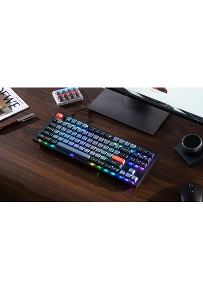V3 QMK Custom-Keychron Brown Switch-RGB-Hotwap-Full Assembled-Fro