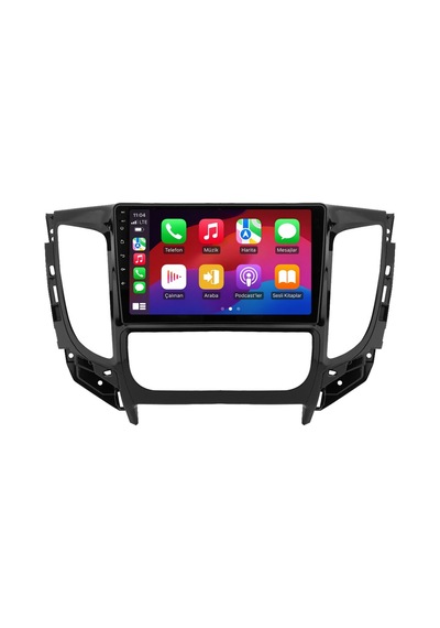 Mitsubishi L200 9" 2015-2017 Carplay Android Auto Navigasyon Kameralı 4gb Ram 32gb 9"