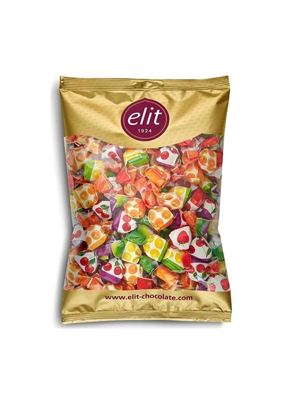Elit Çilek Dolgulu Ve Karışık Meyve Dolgulu Şeker 2 Kg