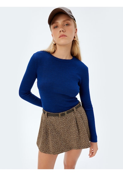 Koton Koton X Sima Tarkan - Bisiklet Yaka Uzun Kollu Slim Fit Triko Kazak Saks 5wak90543ht Saks Mavi Koton Koton X Sima Tarkan - Bisiklet Yaka Uzun Kollu Slim Fit Triko Kazak Saks 5wak90543ht Saks Mavi