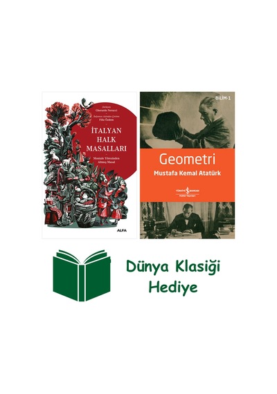 İtalyan Halk Masalları + Geometri + Dünya Klasiği Hediye