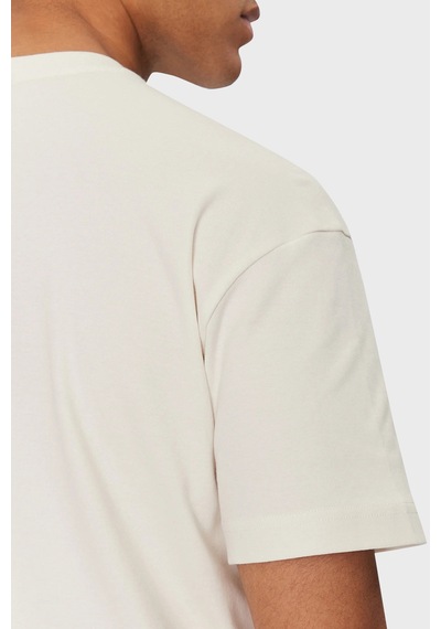 Calvin Klein Erkek T Shirt K10k112487 Yas Beyaz Beyaz