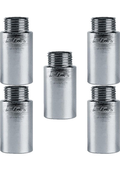 5 Adet Eca 1/2 4Cm Uzatma Krom (Musluk Uzatma) 102134019 Pirinç