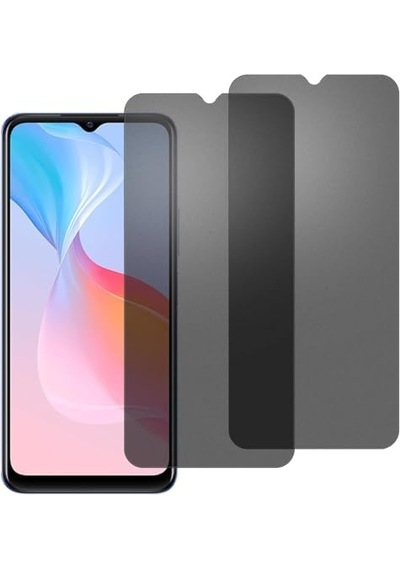 Vivo Y21s - Y32 - Y33s Privacy Hayalet Ekran Koruyucu 2 Adet - 9h Temperli Cam, Yan Görünme Engelleyici, Tam Kaplama