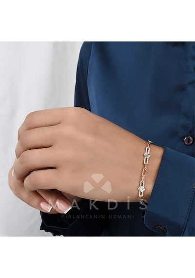 0.60 Karat Baget Pırlanta Bileklik - Hrd Sertifikalı