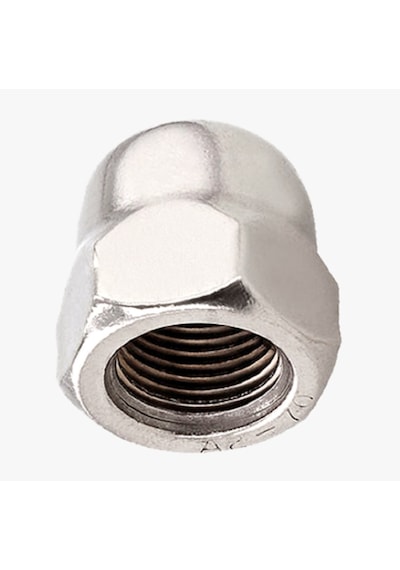 Paslanmaz Krom Kör Somun. M6. 20 Adet. 6mm