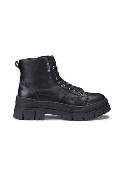 Bot Kadın Oxw202302 Oxs Kyla 2023 Mıd W Leather Black Siyah