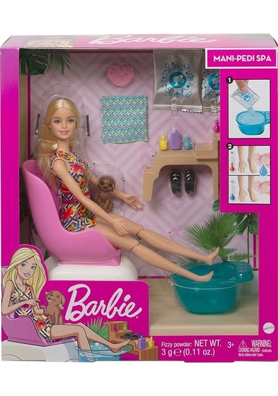 Mattel Barbıe Sağlıklı Tırnak Bakımı Oyun Seti    Ghn07