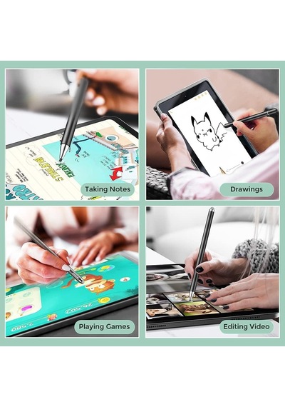 Jr-bp561 Stylus Kalem Pasif 3'ü 1 Arada Tabletler Akıllı Telefonlar İçin Manyetik Kapasitif Kalem -siyah