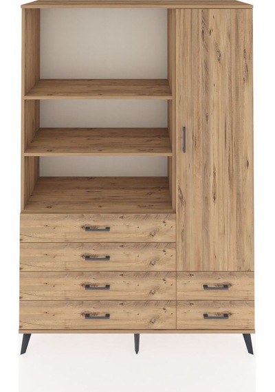 Hyperion Dolap 7 Raflı 6 Çekmeceli Tek Kapaklı 132x44x195 Çam-çam/çam Atlas Çam/atlas Çam Hyperion Dolap 7 Raflı 6 Çekmeceli Tek Kapaklı 132x44x195 Çam-çam/çam Atlas Çam/atlas Çam