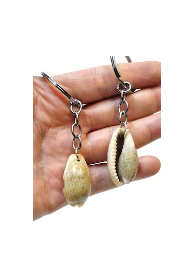 Deniz Kabuğu Anahtarlık Cowrie Shell 310