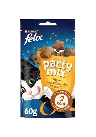 2 Adet Felix Party Mix Karışık Çiftlik Lezzetleri Ödül Maması 60 Gr