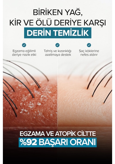 Saç Derisi Peelingi Arındırıcı & Dengeleyici Hair Scrub 200 Ml 2 Li Set Tüm Saç Tipleri