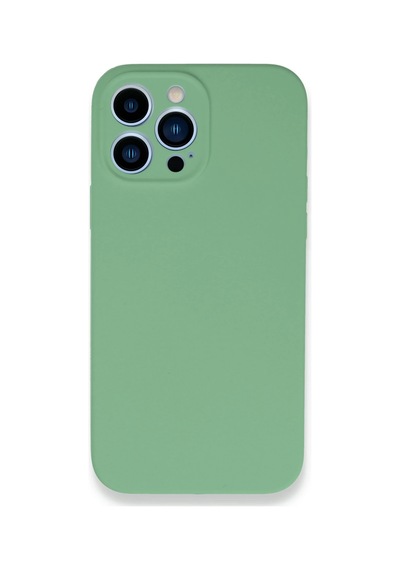 Newface - 128 - iPhone Uyumlu 13 Pro Max Kılıf Lansman Legant Silikon - Csmo-tex - - Yeşil