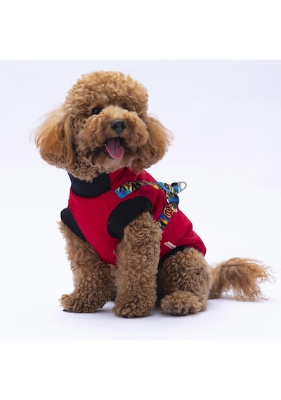 Kırmızı Nuuk Yelek Köpek Yeleği Köpek Kıyafeti Köpek Yağmurluk