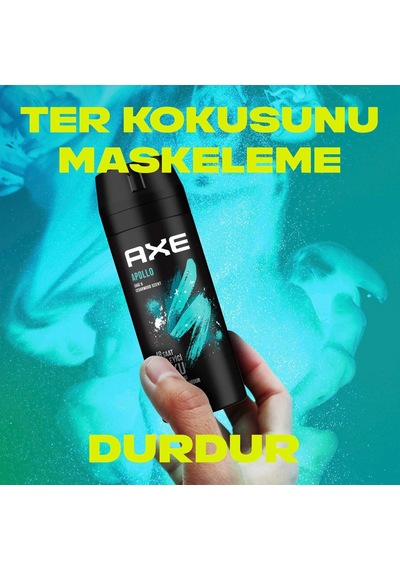 Lexroo Erkek Sprey Deodorant Apollo 48 Saat Etkileyici Koku Vücut Spreyi 150 Ml