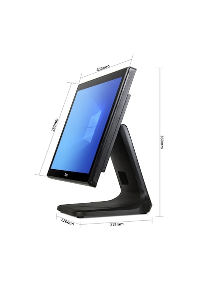 Tiwox Tp-7610, Intel İ7 10.nesil, 18.5&quot Ekran, 8gb Ram, 128gb M.2 Ssd, Endüstriyel, Dokunmatik Pos Pc