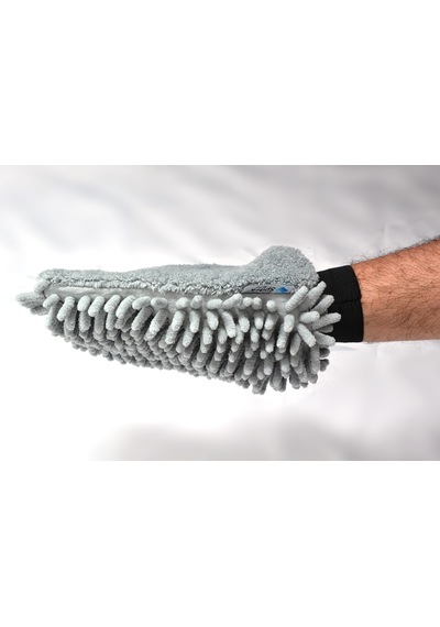 Spark 7050 Mikrofiber Şönil Oto Temizlik Ve Kurulama Eldiveni Gri 6 Adet