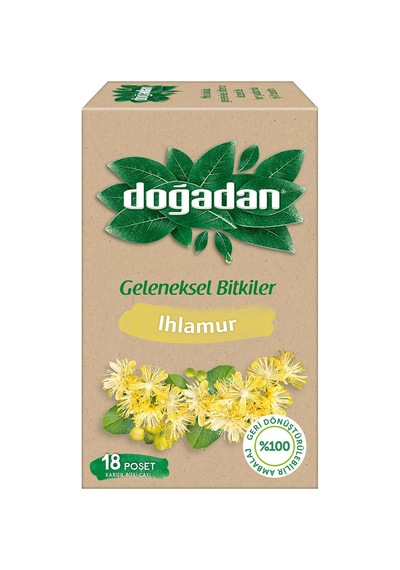 Doğadan Ihlamurlu Karışık Bitki Çayı 18'li 29 G - 8 Adet Tarı