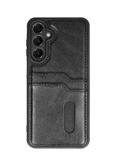 Newface Samsung Galaxy Uyumlu A25 5g Kılıf Sara Kartvizitli Deri Kılıf - Siyah Diğer
