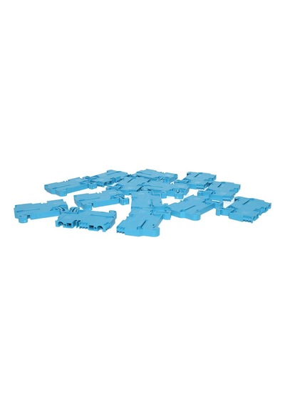 WİELAND 4 Mm Yay Baskılı Mavi Klemens