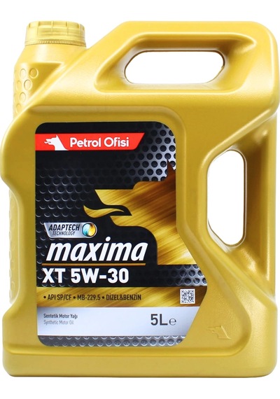 Petrol Ofisi Motor Yağı 5w30 Xt 5lt Partikülsüz