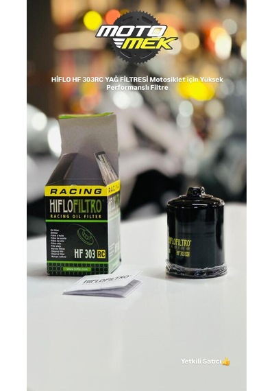 Hiflo Hf 303rc Yağ Filtresi Motosiklet İçin Yüksek Performanslı Filtre
