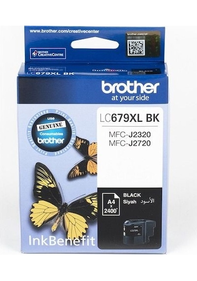 Brother Lc679xlbk  Siyah Mürekkep Kartuş 2400 Sayfa