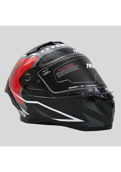 Arwic Pro Model Kapalı Full Face Motosiklet Kaskı Ar939 Kırmızı