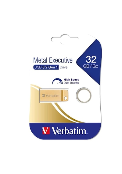 Verbatim 32gb Gen1 Metal Executive Gold Usb 3.2 Usb Bellek 32 GB