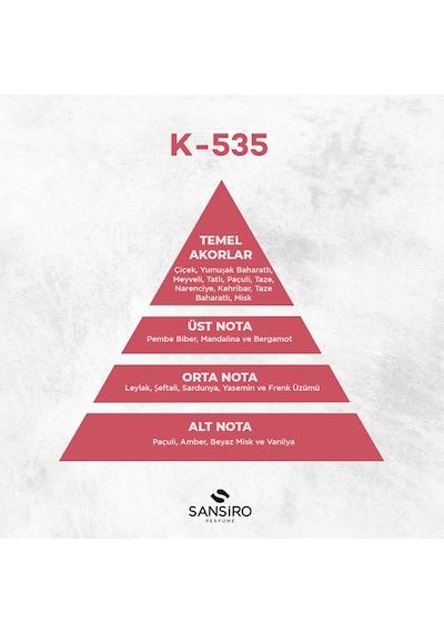 Sansiro K-535 Kadın Parfüm EDP 50 ML
