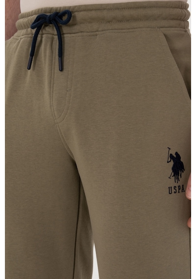 U.S. Polo Assn. Erkek Slim Fit Lastikli Paça Vizon Eşofman Altı 50298047-VR052 U.S. Polo Assn. Erkek Slim Fit Lastikli Paça Vizon Eşofman Altı 50298047-VR052