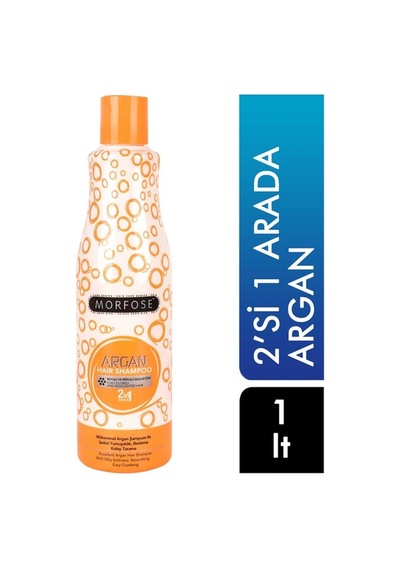 Morfose 2'si 1 Arada Argan Şampuan 1 Lt 10'li Paket