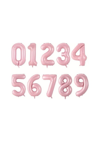 Beysüs Pembe 8 Rakam Folyo Balon 80 Cm Pembe