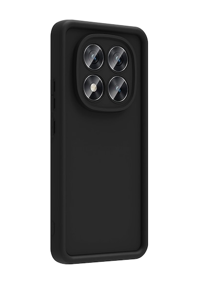 Xiaomi Poco X7 Kılıf Kamera Korumalı Ananas Kılıf Siyah