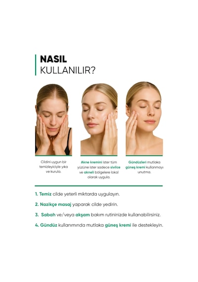 Mia Klinika Akneli Sivilceli ve Yağlı Ciltler İçin Bariyer Güçlendirici Nemlendirici Krem 50 ML