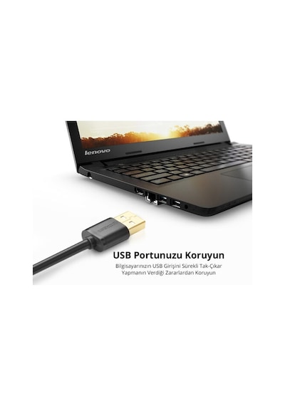 Ugreen Usb-a 2.0 Uzatma Kablosu Siyah 1.5 Metre, 10315