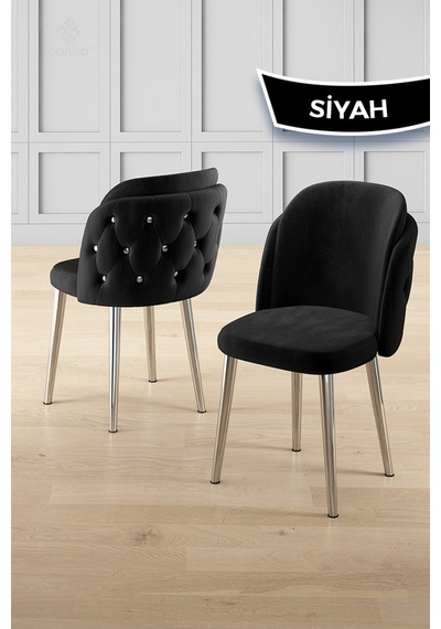 Canisa Rigel Serisi 80x130 Lak Panel Siyah Mermer Desen Masa Takımı Krom Ayaklı 4 Siyah Sandalye Masa Siyah Mermer Desen Sandalye Siyah Canisa Rigel Serisi 80x130 Lak Panel Siyah Mermer Desen Masa Takımı Krom Ayaklı 4 Siyah Sandalye Masa Siyah Mermer Desen Sandalye Siyah