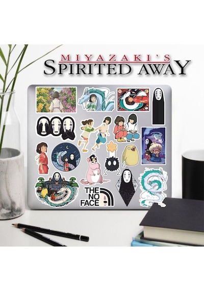 Spirited Away Seri 2 Sticker Seti Laptop Ajanda Pc Tablet Telefon Defter Etiket Bullet Journal Diğer