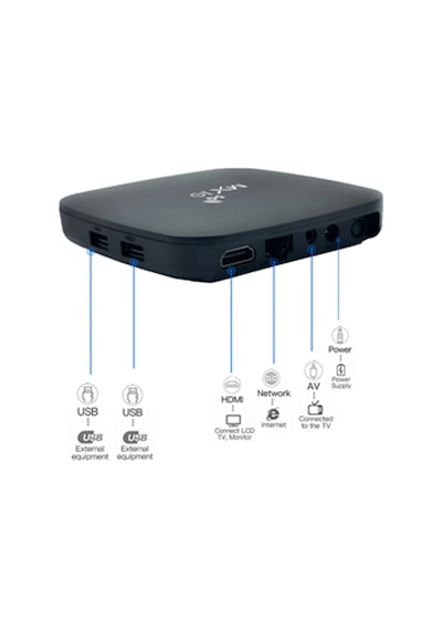 Mx10-5g Android Tv Box 4k Ultra Hd Mx Box S 5g Wifi Smart Tv Kutusu