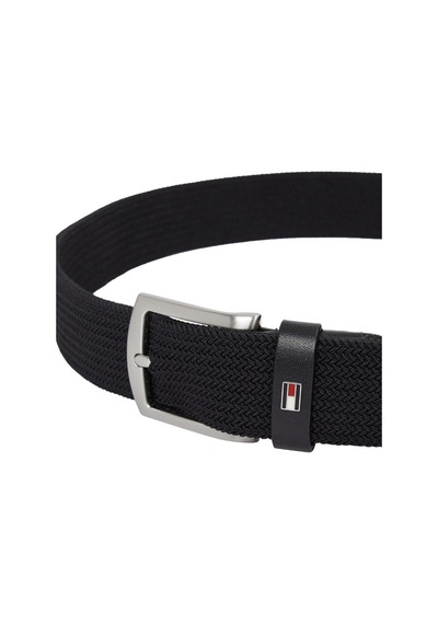 Tommy Hilfiger Tommy Hılfıger Erkek Kemer Am0am13354-bds Siyah